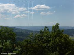 Blick von Hohengeroldseck, Schönberg
